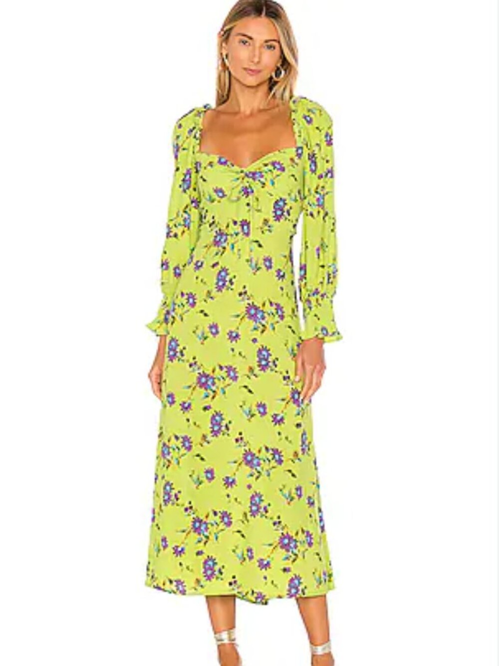 Faithfull The Brand Mathilde Floral Midi Dress